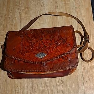 Vintage Leather Boho Purse